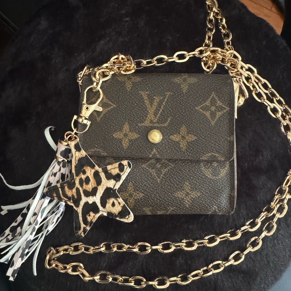 Louis Vuitton Monogram Elise Wallet converted Crossbody authentic preloved - Picture 3 of 16